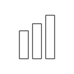 diagram columns icon. Element of cyber security for mobile concept and web apps icon. Thin line icon for website design and development, app development