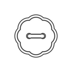 button icon. Element of cyber security for mobile concept and web apps icon. Thin line icon for website design and development, app development