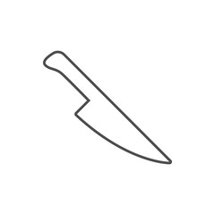 knife icon. Element of cyber security for mobile concept and web apps icon. Thin line icon for website design and development, app development