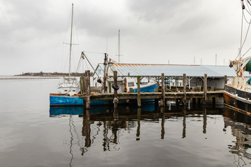 Fishing Trawler Docked in Oriental, NC