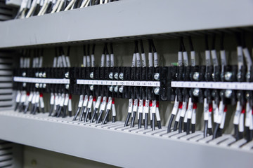 control panel in the control roomcurrent  electric.