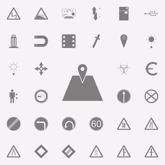 Paper Map flat icon. web icons universal set for web and mobile
