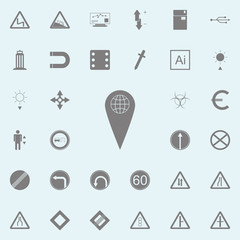 Logo design abstract travel icon. web icons universal set for web and mobile