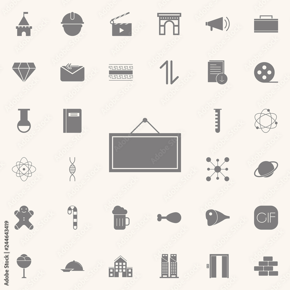 Poster painting frame icon. web icons universal set for web and mobile