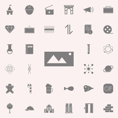 Wall painting linear icon. web icons universal set for web and mobile