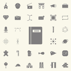 Notebook icon. web icons universal set for web and mobile