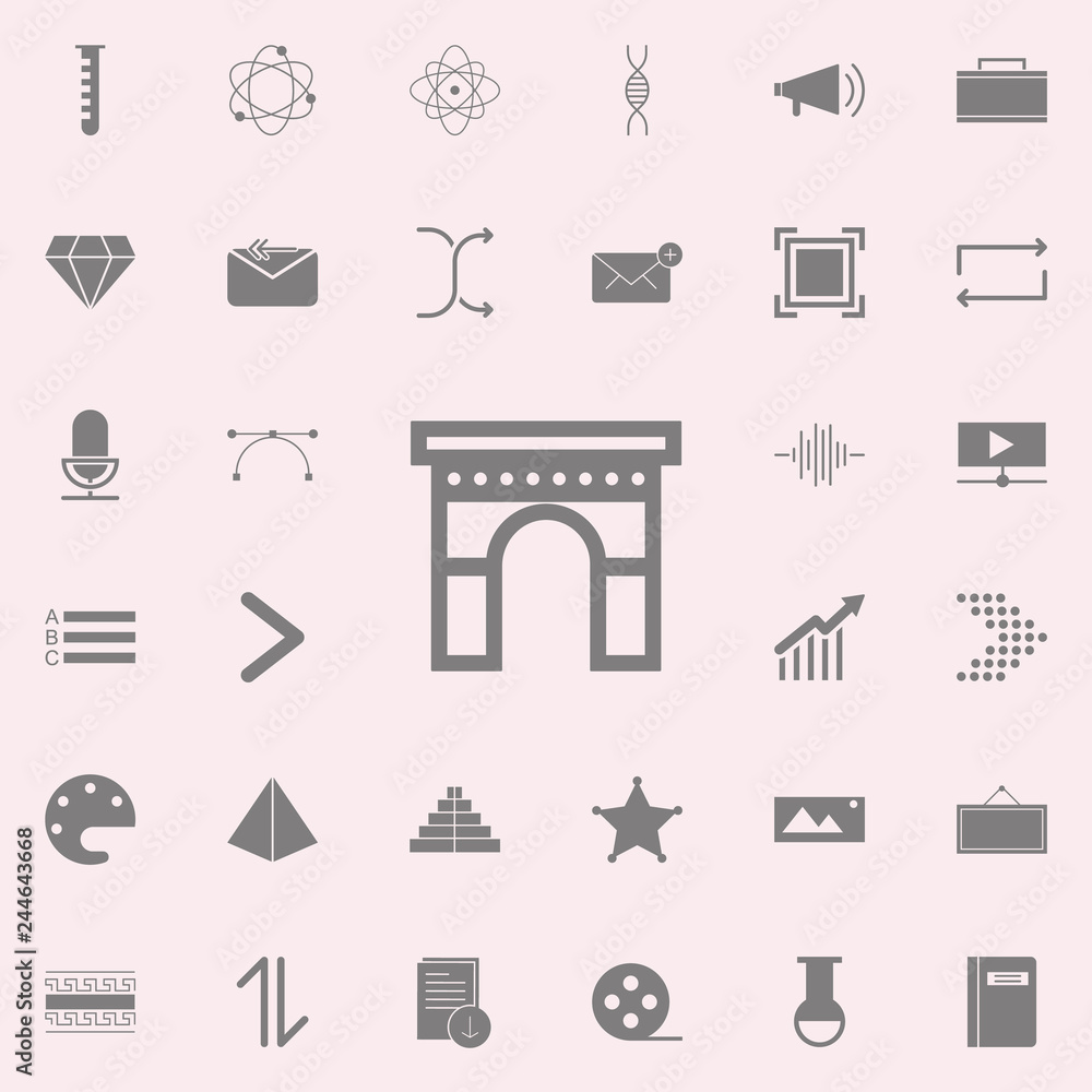 Poster arch icon. web icons universal set for web and mobile