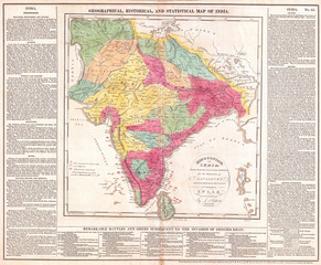 1821, Carey Map of India