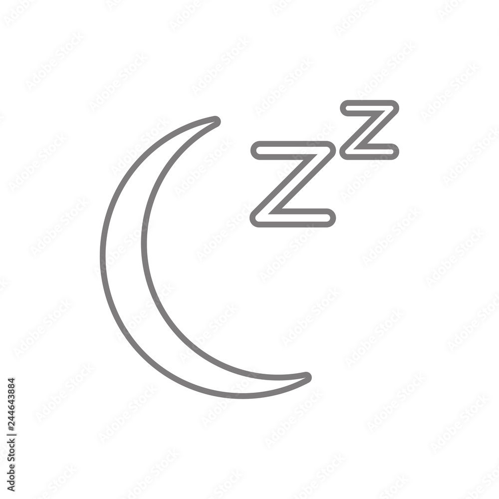 Poster speech bubble of dreaming icon. element of web, minimalistic for mobile concept and web apps icon. t