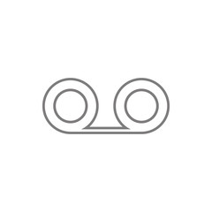 Push pin icon. Element of web, minimalistic for mobile concept and web apps icon. Thin line icon for website design and development, app development