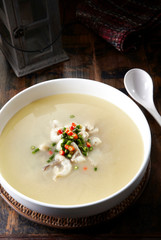 Delicious Chinese cuisine, fish fillet soup