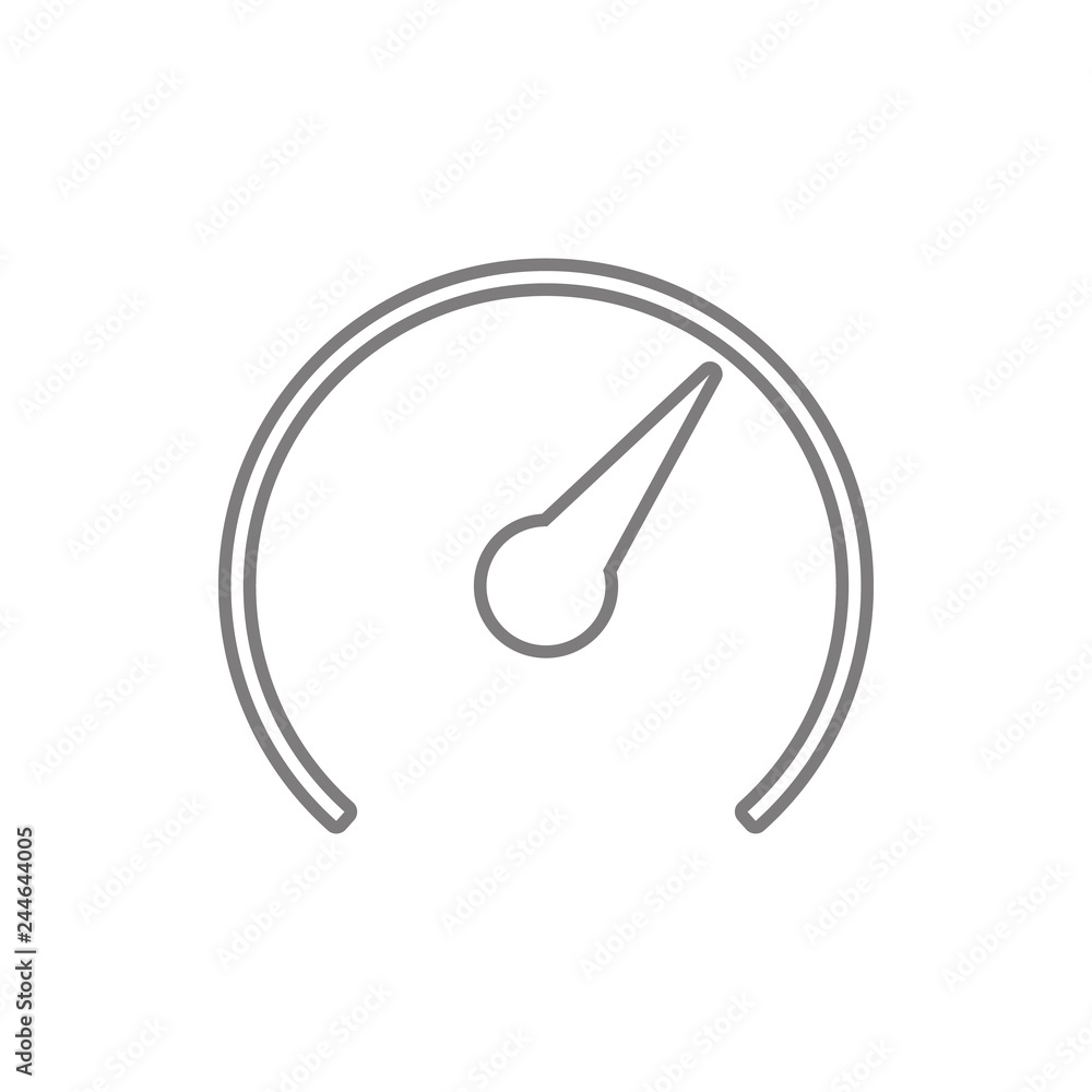 Poster speedometer icon. element of cyber security for mobile concept and web apps icon. thin line icon for