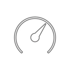 Speedometer icon. Element of cyber security for mobile concept and web apps icon. Thin line icon for website design and development, app development