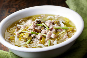 Delicious Chinese cuisine, Sauerkraut meat