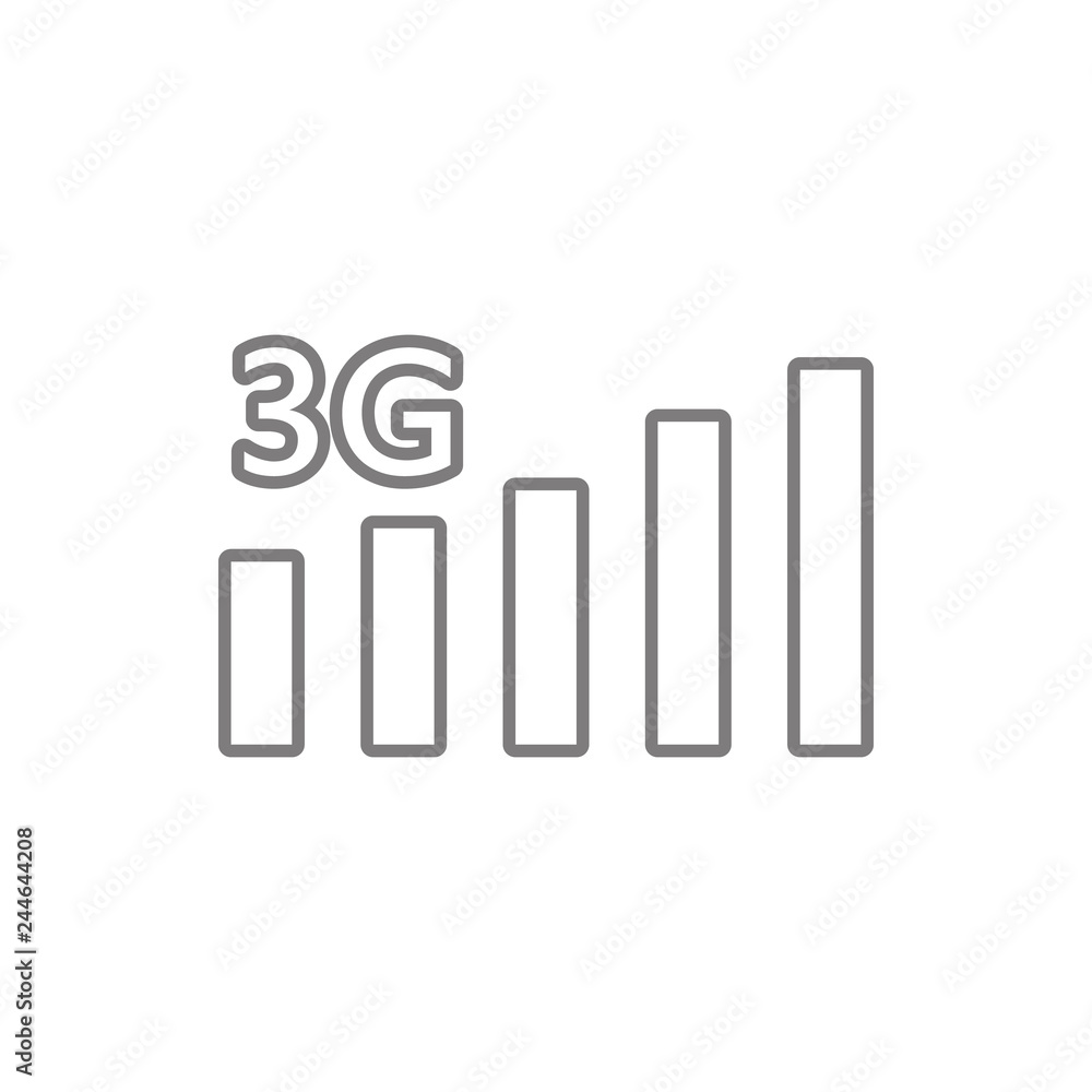 Poster 3g icon. element of cyber security for mobile concept and web apps icon. thin line icon for website 