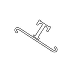 tp hand writing written icon. Element of cyber security for mobile concept and web apps icon. Thin line icon for website design and development, app development