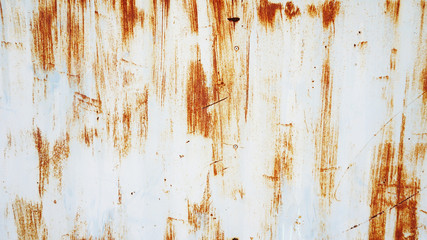 Old grunge and rust metal wall use for abstract background