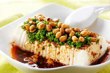 Delicious Chinese cuisine, Cold tofu