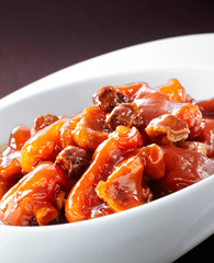 Delicious Chinese cuisine, Sweet and sour trotters
