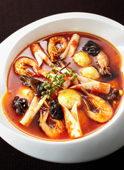 Delicious Chinese food, Spicy Seafood

