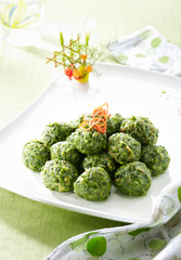 Delicious Chinese food, vegetable meatballs

