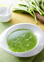 Delicious Chinese food, vegetable soup

