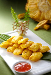 Delicious China Cuisine, fried jackfruit

