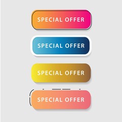 Icon Web Banner Vector Template
