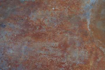 red rust on metal surface or metal corroded for texture, background concept.