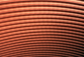 Curved Orange Ceiling