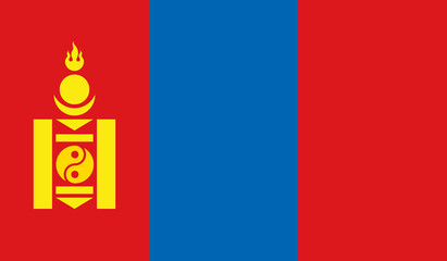 Mongolia Flag