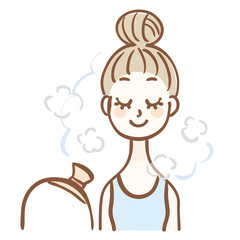 フェイススチーマー　女性