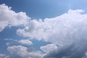 Sky background with clouds