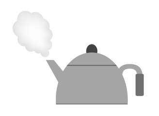 沸騰するヤカン