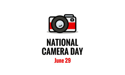 National Camera Day June 29 Poster Design