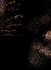 Obraz premium multicolor firework lights on black background