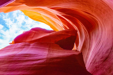 Antelope Canyon is a slot canyon in the American Southwest.