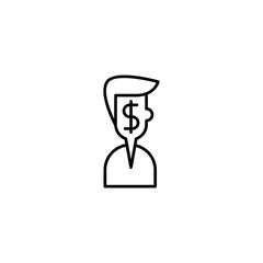 businessman icon vector