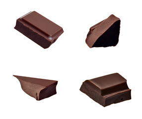 chocolate piece sweet food dessert falling