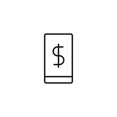 mobile banking icon vector