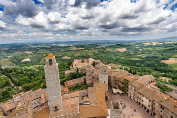 Medieval town of San Gimignano - Tuscany Italy