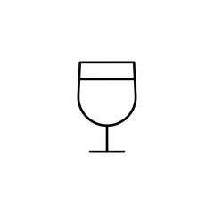 wine icon vector