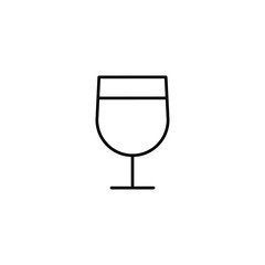 wine icon vector