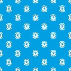 Robot machine pattern vector seamless blue repeat for any use