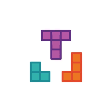 Set of colorful blocks for Tetris game. Vector illustration. 9102301 Vector  Art at Vecteezy