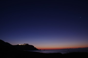 恋路ヶ浜　夜明け