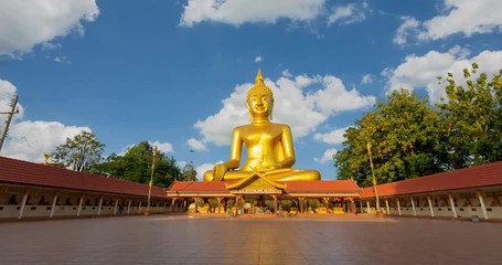Attractions Popular culture history Buddha Ketmongkol, Temple of the Thew Prasat Phichit Province, Thailand