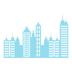 Obraz premium City buildings design