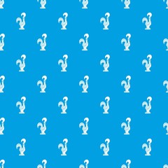 Whistle toy pattern vector seamless blue repeat for any use