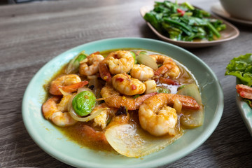 Shrimp fries with close up view.